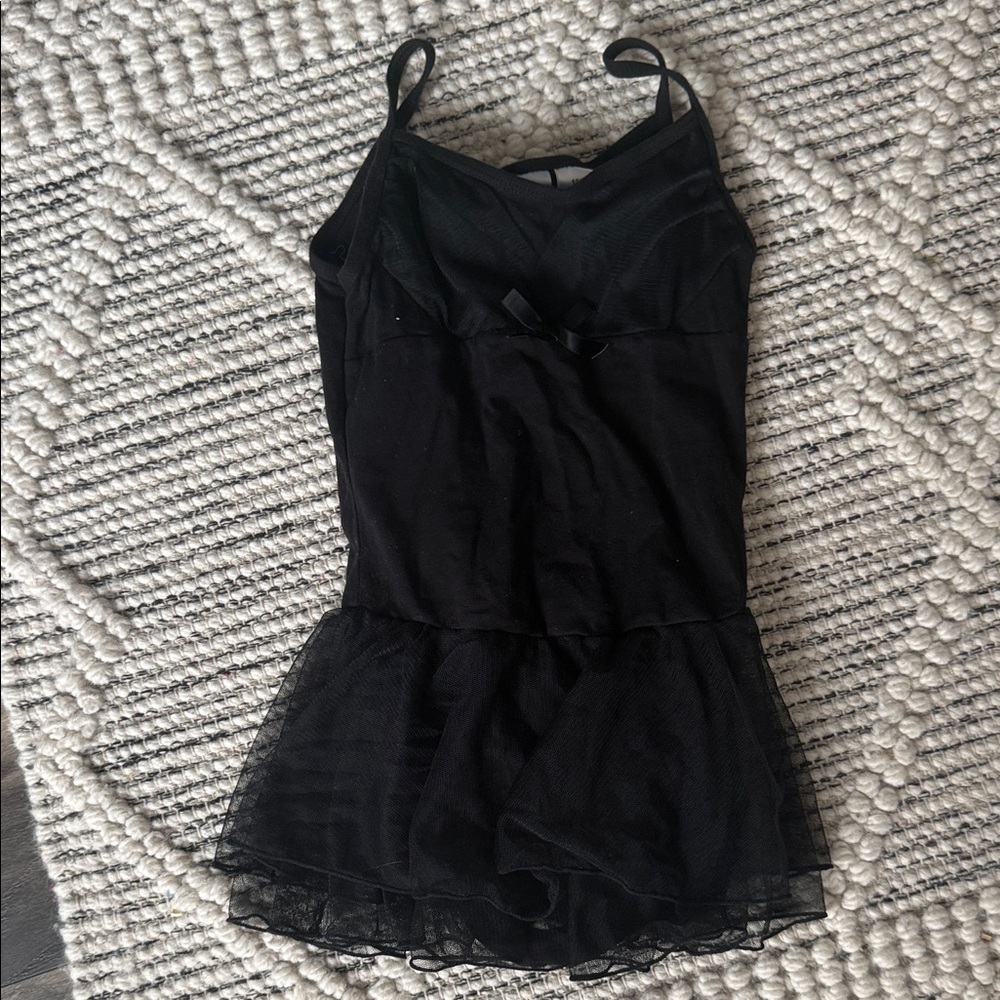 Freestyle Elegant Black Dance Outfit for Kids